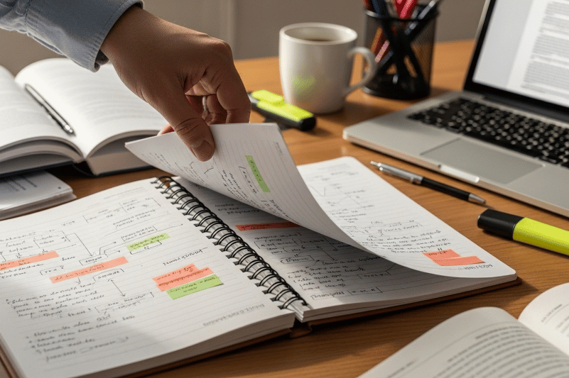 Cómo organizar apuntes